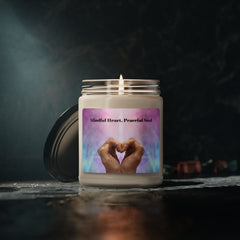 Mindful Heart, Peaceful Soul - Scented Soy Candle, 9oz