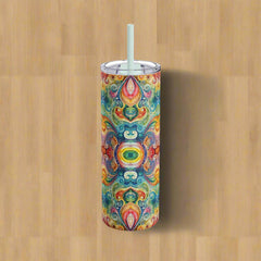 Vibrant Harmony - Maars Maker Skinny Matte Tumbler, 20oz