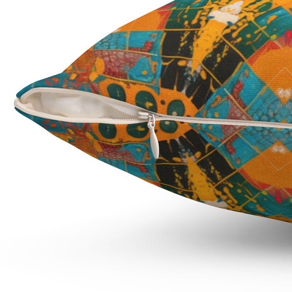 Solar Nexus - Spun Polyester Square Pillow