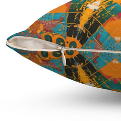 Solar Nexus - Spun Polyester Square Pillow