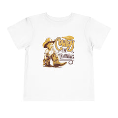Cowboy in Training Toddler Short Sleeve Tee – Fun Kids T-Shirt for Little Cowboys