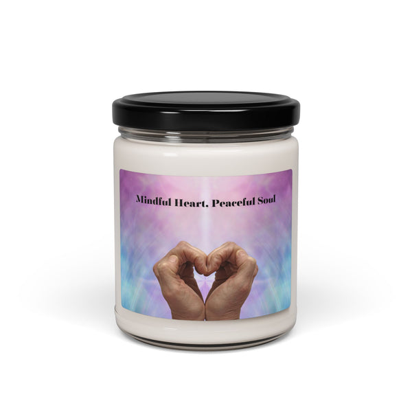 Mindful Heart, Peaceful Soul - Scented Soy Candle, 9oz