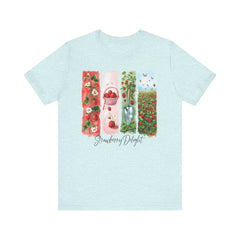 Strawberry Delight Unisex Tee - Perfect for Summer and Garden Lovers
