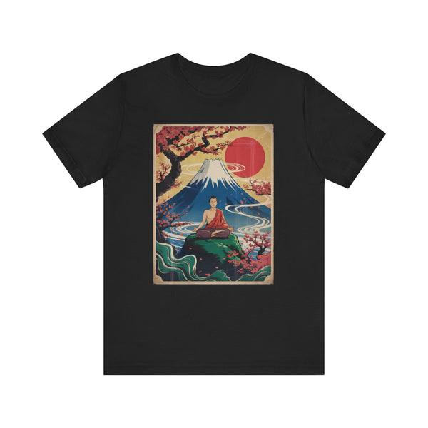 Meditation Tee - Japanese Style Poster Design