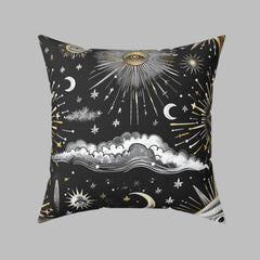 Lunar Lullaby - Spun Polyester Square Pillow