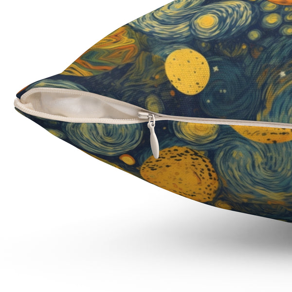 Solar Odyssey - Spun Polyester Square Pillow