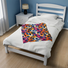 Wild Palette - Velveteen Plush Blanket
