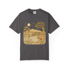 Moonlit Nature T-Shirt, Unisex Gift, Outdoor Vibe, Vintage Aesthetic Tee, Relaxed Graphic Shirt
