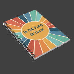 In The Flow Of Calm - Spiral Notebook - Ruled Line