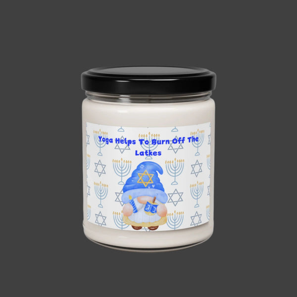 Yoga Helps To Burn Off The Latkes - Scented Soy Candle, 9oz