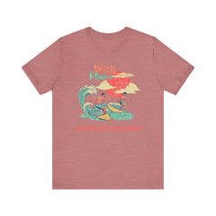 Surfer T-Shirt - Ditch Plains, Montauk, NY Design