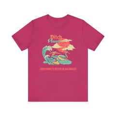 Surfer T-Shirt - Ditch Plains, Montauk, NY Design