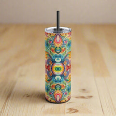 Vibrant Harmony - Maars Maker Skinny Matte Tumbler, 20oz
