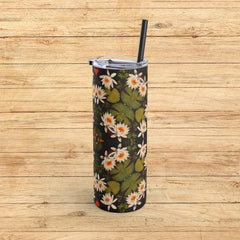 Zen Garden Bloom - Maars Maker Skinny Matte Tumbler, 20oz