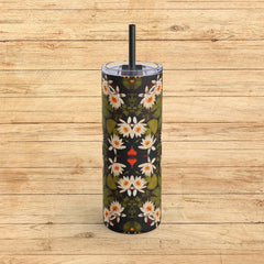 Zen Garden Bloom - Maars Maker Skinny Matte Tumbler, 20oz