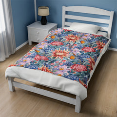 Botanic Bliss - Velveteen Plush Blanket