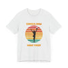 Stretch Now Wine Later - Unisex Jersey Short Sleeve Tee