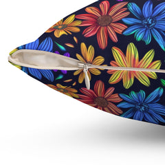 Radiant Pedals - Spun Polyester Square Pillow