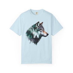 Wolf Graphic Unisex T-Shirt, Nature Lover Gift,Yoga Lover Gift, Outdoor Adventure Tee, Wilderness Apparel, Eco-Friendly Clothing, Animal Print Shirt