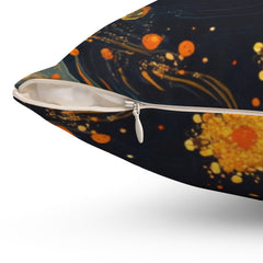 Galactic Radiance - Spun Polyester Square Pillow