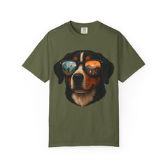 Cool Dog Adventurer T-Shirt - Unisex Garment-Dyed Tee for Pet Lovers