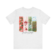 Strawberry Delight Unisex Tee - Perfect for Summer and Garden Lovers