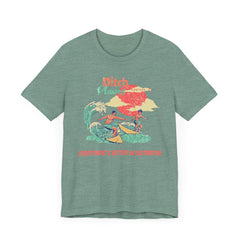 Surfer T-Shirt - Ditch Plains, Montauk, NY Design