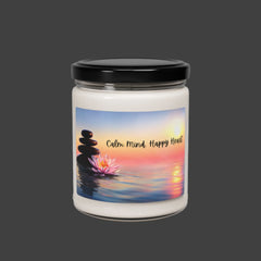 Calm Mind, Happy Heart - Scented Soy Candle, 9oz
