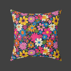Groovy Garden - Spun Polyester Square Pillow