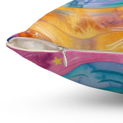 Stardust Serenity - Spun Polyester Square Pillow