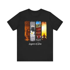 Layers of Zen Unisex Jersey Tee - Mindfulness & Peaceful Vibes