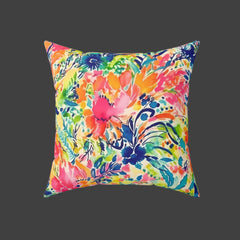 Water Color Garden - Spun Polyester Square Pillow