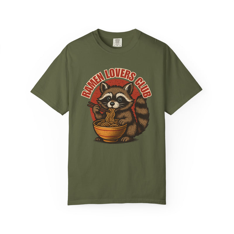 Ramen Lovers Club T-Shirt - Unisex Garment-Dyed Tee for Foodies