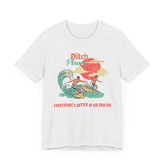 Surfer T-Shirt - Ditch Plains, Montauk, NY Design