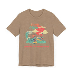 Surfer T-Shirt - Ditch Plains, Montauk, NY Design