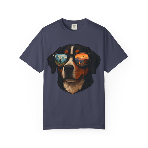 Cool Dog Adventurer T-Shirt - Unisex Garment-Dyed Tee for Pet Lovers