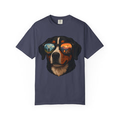 Cool Dog Adventurer T-Shirt - Unisex Garment-Dyed Tee for Pet Lovers