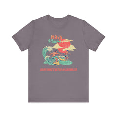 Surfer T-Shirt - Ditch Plains, Montauk, NY Design
