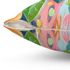 Botanic Bliss - Spun Polyester Square Pillow