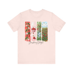 Strawberry Delight Unisex Tee - Perfect for Summer and Garden Lovers
