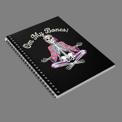 Om, My Bones - Spiral Notebook - Ruled Line
