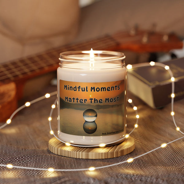 Mindful Moments Scented Soy Candle - 9oz | Relax & Unwind