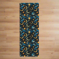 Night Sky Rhapsody - Rubber Yoga Mat