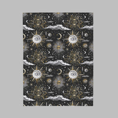 Lunar Lullaby - Velveteen Plush Blanket