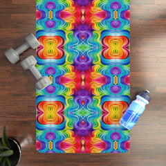Chakra Waves - Rubber Yoga Mat