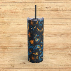 Night Sky Rhapsody - Maars Maker Skinny Matte Tumbler, 20oz