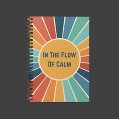 In The Flow Of Calm - Spiral Notebook - Ruled Line