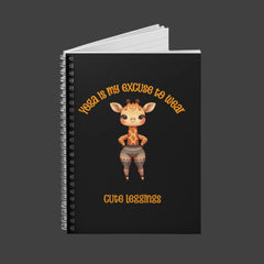 Yoga Is My Excuse To Wear Cute Leggings -Spiral Notebook - Ruled Line