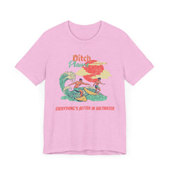 Surfer T-Shirt - Ditch Plains, Montauk, NY Design