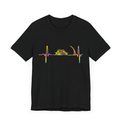 Vibrant Heartbeat Tee for  Bearded Dragon Lovers
